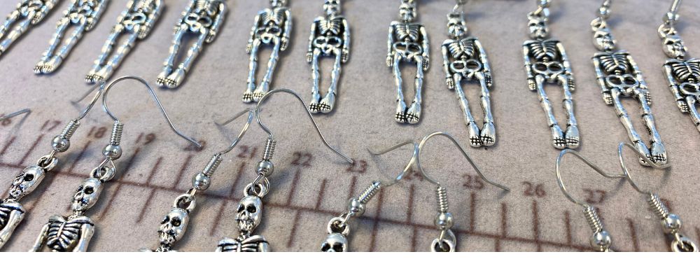 Halloween Skeleton Earrings