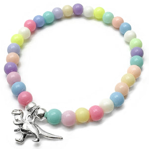 Dinosaur Charm Bracelet - Colour Choice