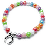 Horseshoe Charm Bracelet - Colour Choice