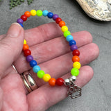 Paw Print Charm Bracelet - Colour Choice