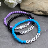 ASTHMA Acrylic Letter Bead Bracelet