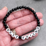 BEST FRIEND Acrylic Letter Bead Bracelet