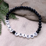 BEST FRIEND Acrylic Letter Bead Bracelet