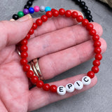 EPIC Acrylic Letter Bead Bracelet