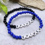 EPIPEN Acrylic Letter Bead Bracelet
