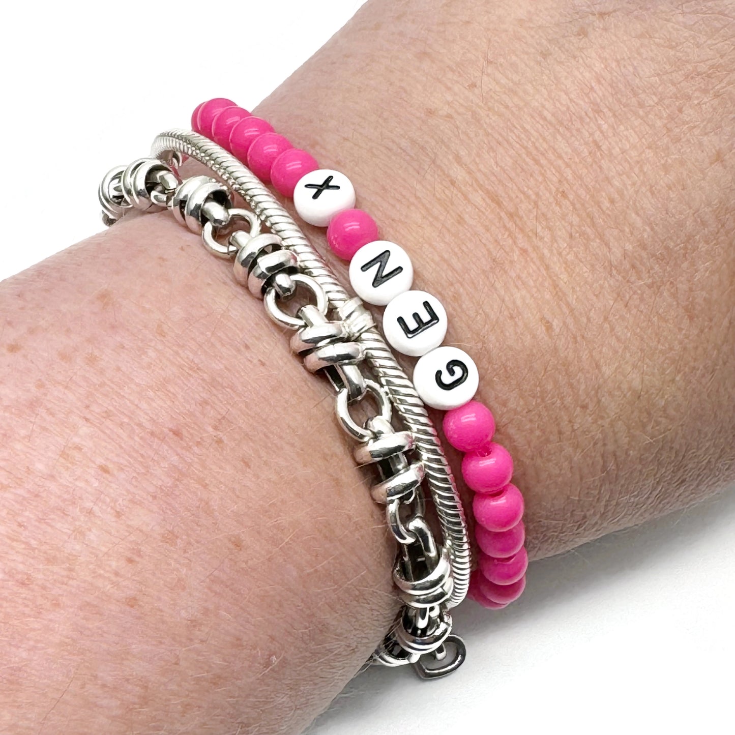 GEN X Message Bracelet - Acrylic Letter Beads