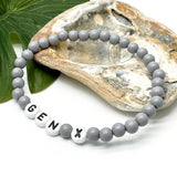 GEN X Acrylic Letter Bead Bracelet