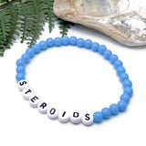 STEROIDS Acrylic Letter Bead Bracelet