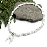 Angel Wings Seed Bead Anklet - Colour Choice