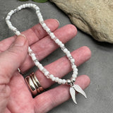 Angel Wings Seed Bead Anklet - Colour Choice