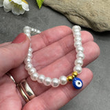 Evil Eye Acrylic Bead Anklet - Colour Choice