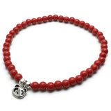 Panda Charm Acrylic Bead Anklet - Colour Choice