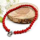 Panda Charm Acrylic Bead Anklet - Colour Choice