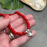 Panda Charm Acrylic Bead Anklet - Colour Choice