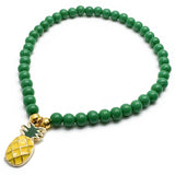 Pineapple Acrylic Bead Anklet - Colour Choice