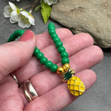 Pineapple Acrylic Bead Anklet - Colour Choice