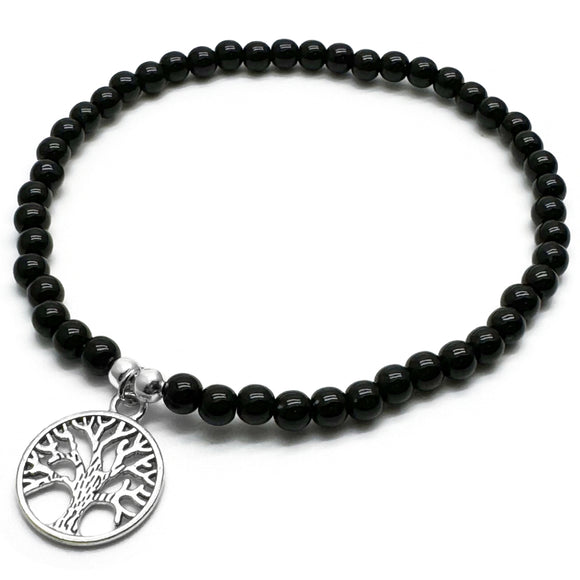 Tree of Life Acrylic Bead Anklet - Colour Choice