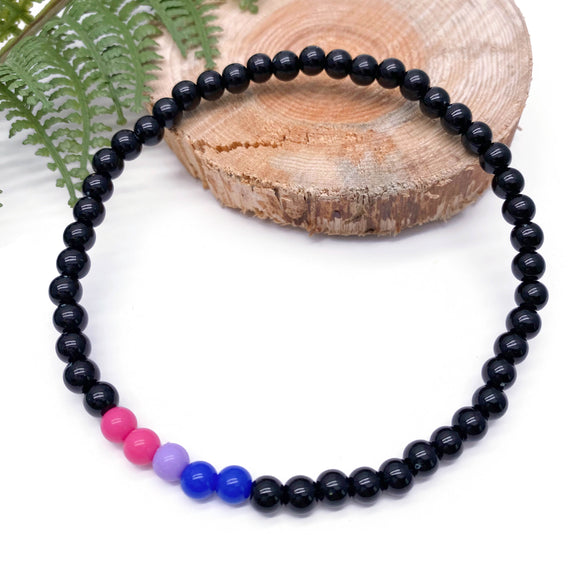 Bisexual Colours Acrylic Bead Anklet