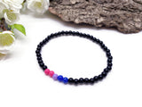 Bisexual Colours Acrylic Bead Anklet