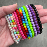 GEN X Acrylic Letter Bead Bracelet