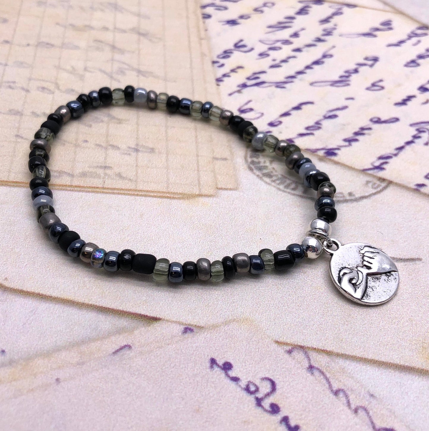 Pinky Promise Charm Bracelet - Colour Choice TT