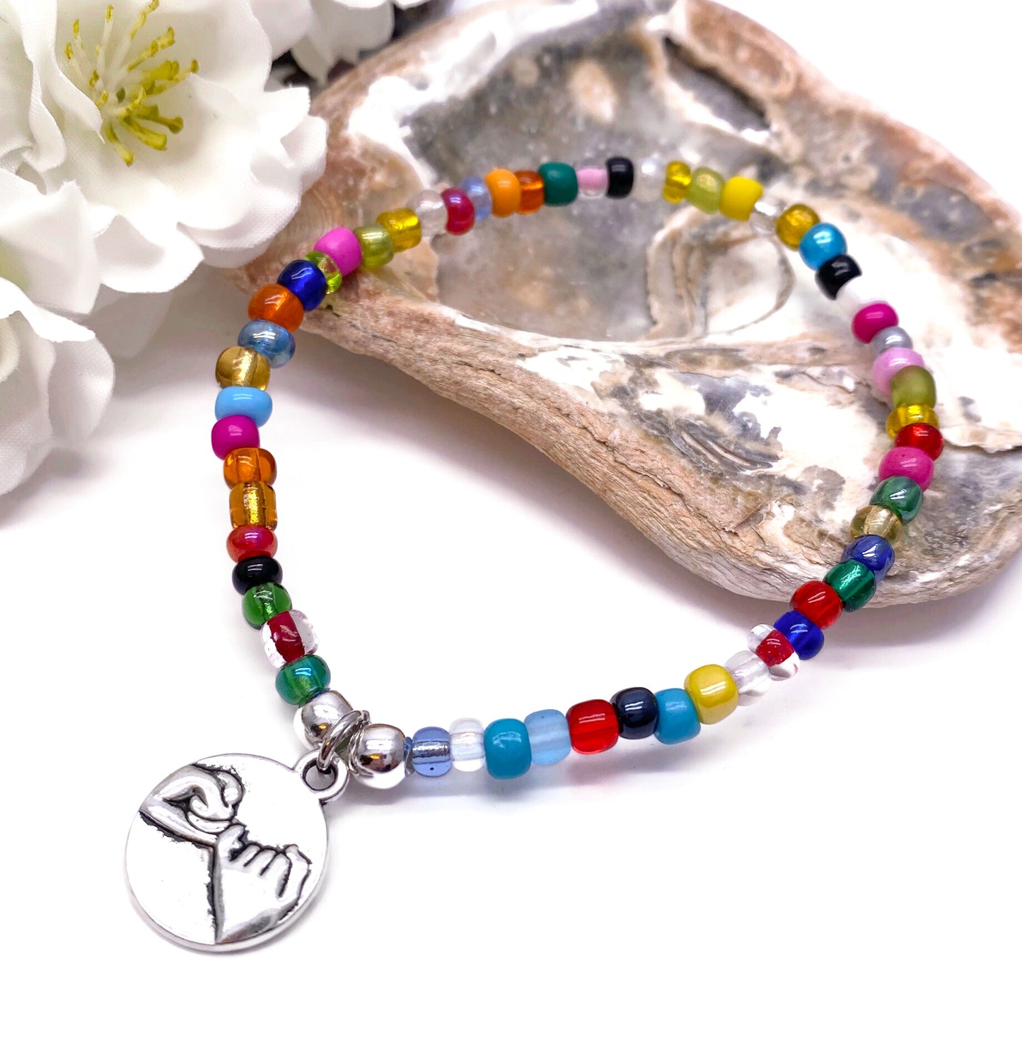 Pinky Promise Charm Bracelet - Colour Choice TT