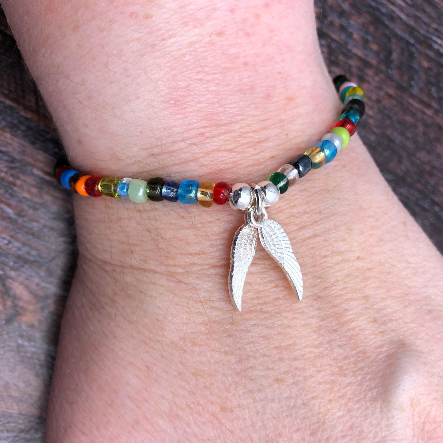 Angel Wings Charm Bracelet - Colour Choice TT