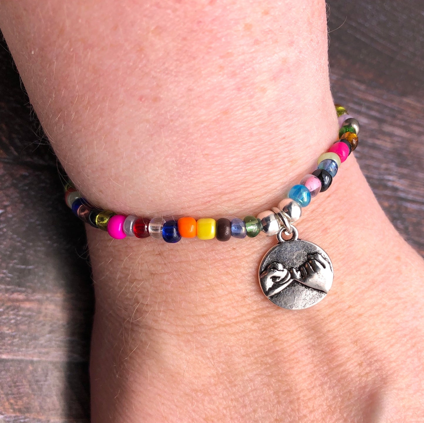 Pinky Promise Charm Bracelet - Colour Choice TT