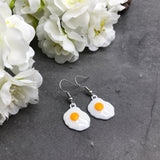 Fried Eggs Charm Earrings