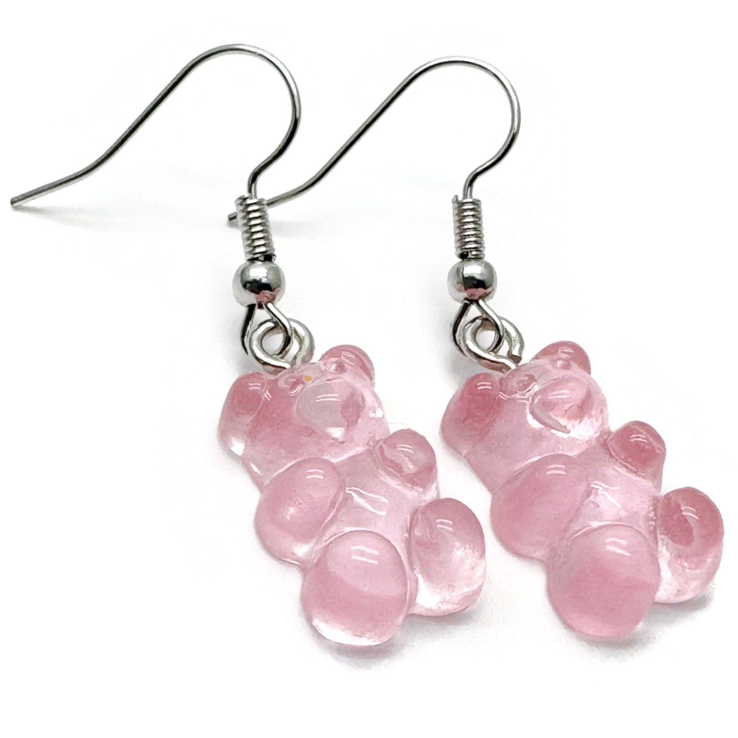 Baby Pink Gummy Bear Style Earrings