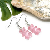 Baby Pink Gummy Bear Style Earrings