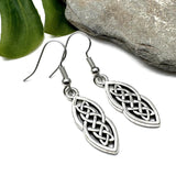 Celtic Knot Earrings, Irish Style Drop Earrings