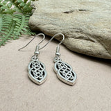 Celtic Knot Earrings, Irish Style Drop Earrings