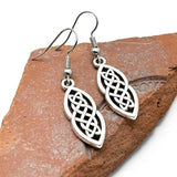 Celtic Knot Earrings, Irish Style Drop Earrings