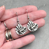 Frog Earrings, Cute Tibetan Silver Tone Frog Charms