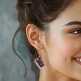 Cassette Tape Earrings, Fun Retro 80's Fancy Dress Jewellery : 50mm
