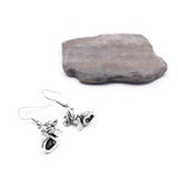 Puppy Dog Earrings, Cute Silver Plated Charms