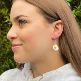 Fried Eggs Charm Earrings