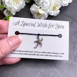 Starfish Charm Hemp Wish Bracelet - Choice of Card