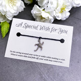 Starfish Charm Hemp Wish Bracelet - Choice of Card