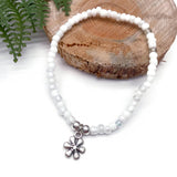 Daisy Flower Charm Bracelet