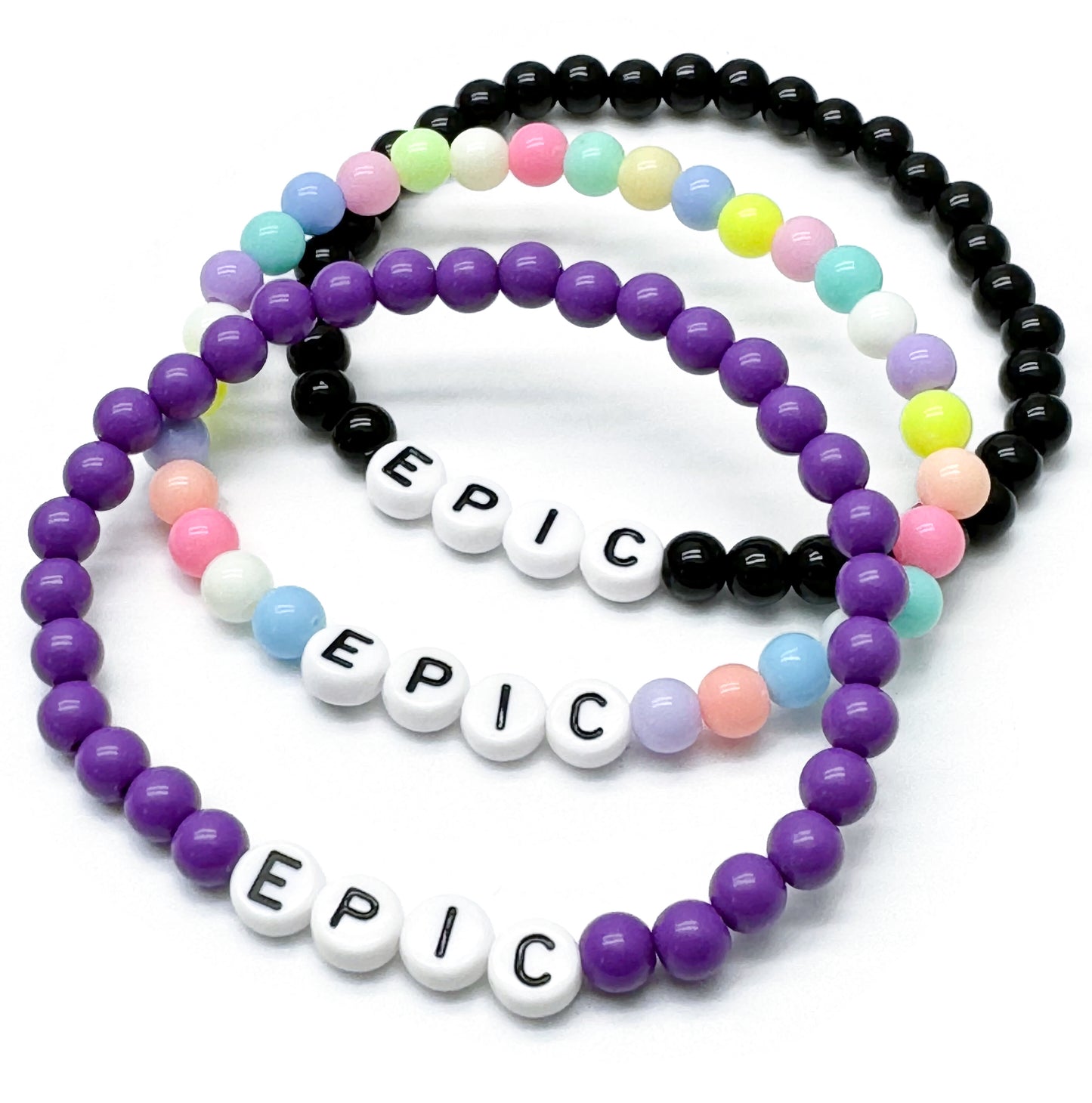 EPIC Message Bracelet - Acrylic Letter Beads