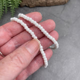 PERSONALISED Bead Bracelet - White Seed Beads