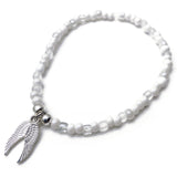 Angel Wings Charm Bracelet - Colour Choice