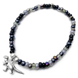 Dinosaur Charm Bracelet - Colour Choice