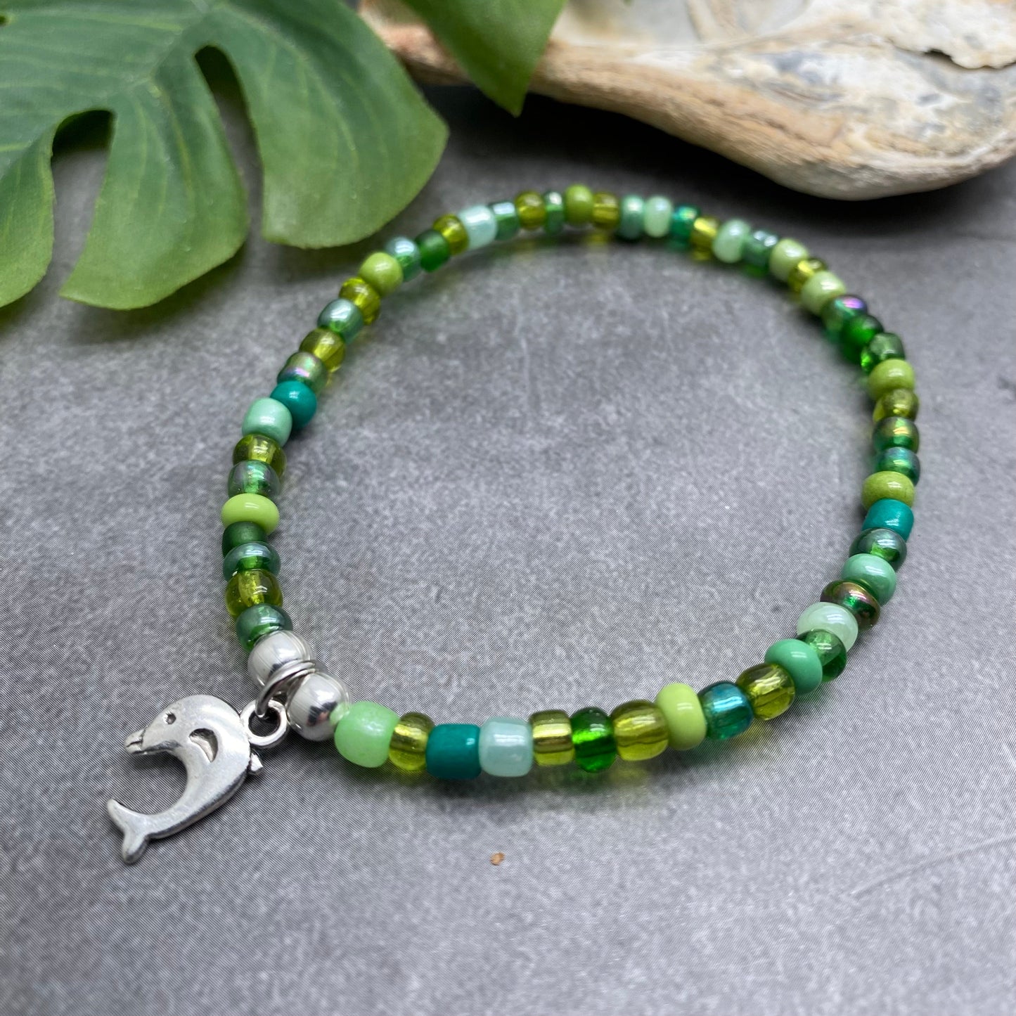 Dolphin Charm Bracelet - Colour Choice TT