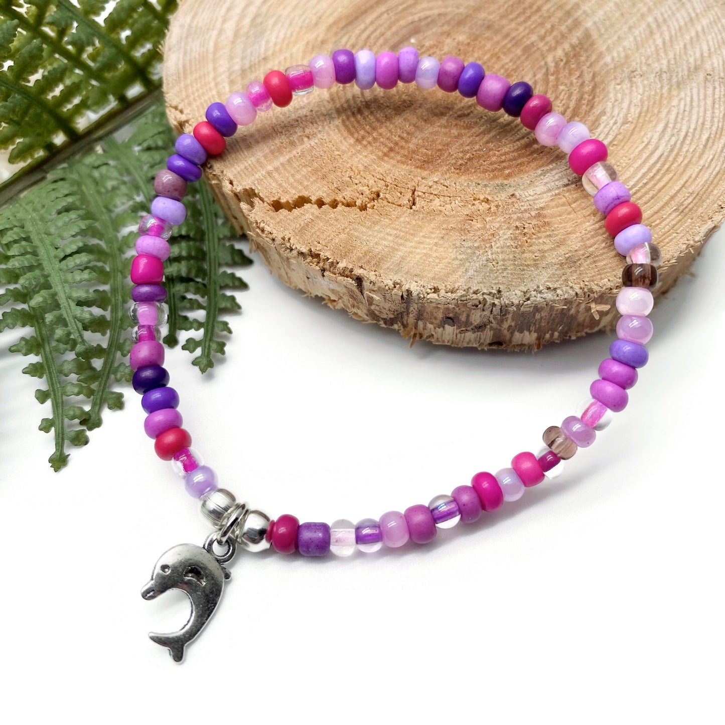 Dolphin Charm Bracelet - Colour Choice TT