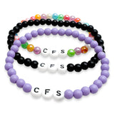 CFS Acrylic Letter Bead Bracelet