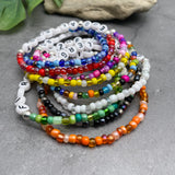 BEST TEACHER Glass Seed Bead Bracelet TT