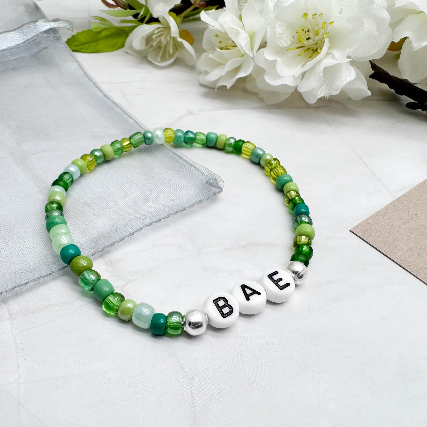 BAE Before Anyone Else Bracelet - Glass Seed Beads